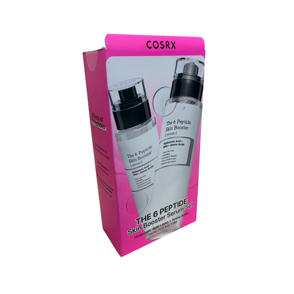 COSRX The 6 Peptide Skin Booster Serum Set 150mL x2 Hyaluronic Acid‎ NIB